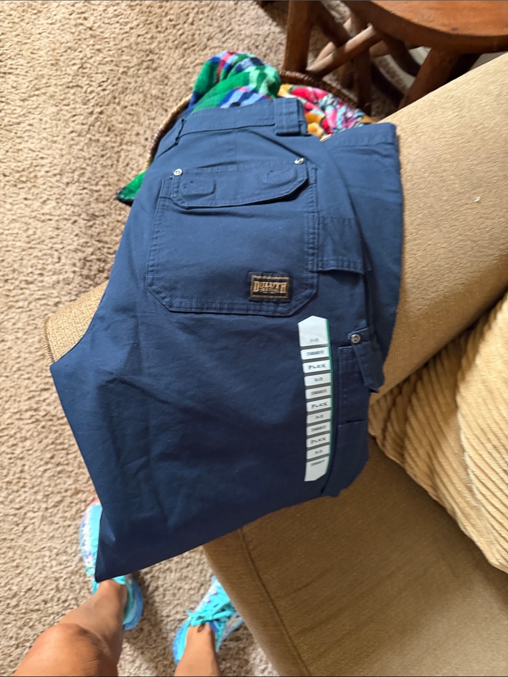 Duluth Trading Co Navy Men's Chinos